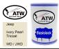 Preview: Jeep, Ivory Pearl Tricoat, WD / JWD: 500ml Lackdose, von ATW Autoteile West.